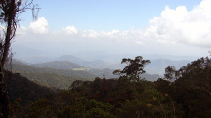 View after 1km of walking