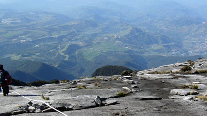 Downwards view from 3800M altitude