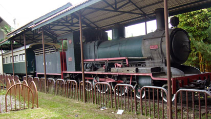 First train on Borneo Island