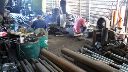 Not exactly a typical tourist attraction Sandakan Engineering Workshop