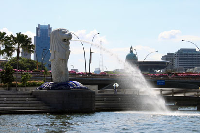 Merlion statue