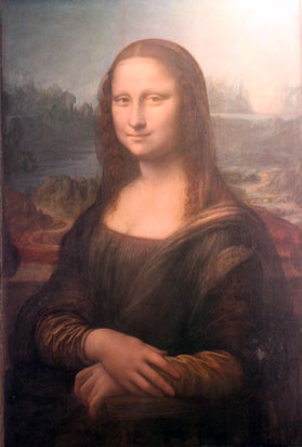 Original looking Mona Lisa