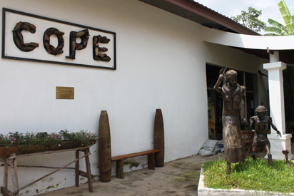 Entrance to COPE exhibition