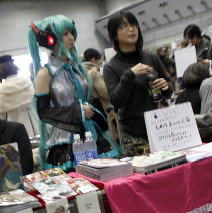 Popular cosplay at Comiket